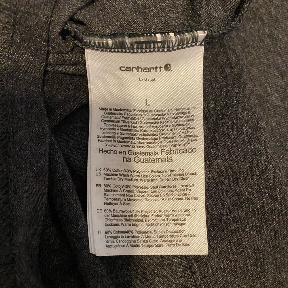 Carhartt Men's Gray T-Shirt SIZE L - Picture 8 of 9